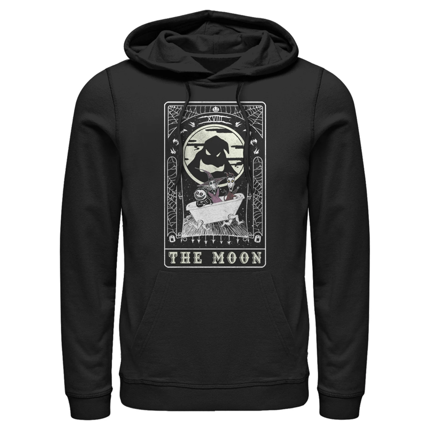 Men's The Nightmare Before Christmas Halloween Oogie Boogie And His Boys Moon Tarot Card Pull Over Hoodie 3 Men's The Nightmare Before Christmas Halloween Oogie Boogie And His Boys Moon Tarot Card Pull Over Hoodie
