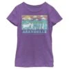 Girl's Frozen 2 Frozen 2 Magical Traveler Silhouette T-Shirt 1 Girl's Frozen 2 Frozen 2 Magical Traveler Silhouette T-Shirt -Fifthsun Shirts 19frzt00029a 013 arendelle 137 147 copy