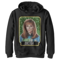 Boy's Star Trek: The Next Generation St. Patrick's Day Lucky Doctor Beverly Crusher Pull Over Hoodie