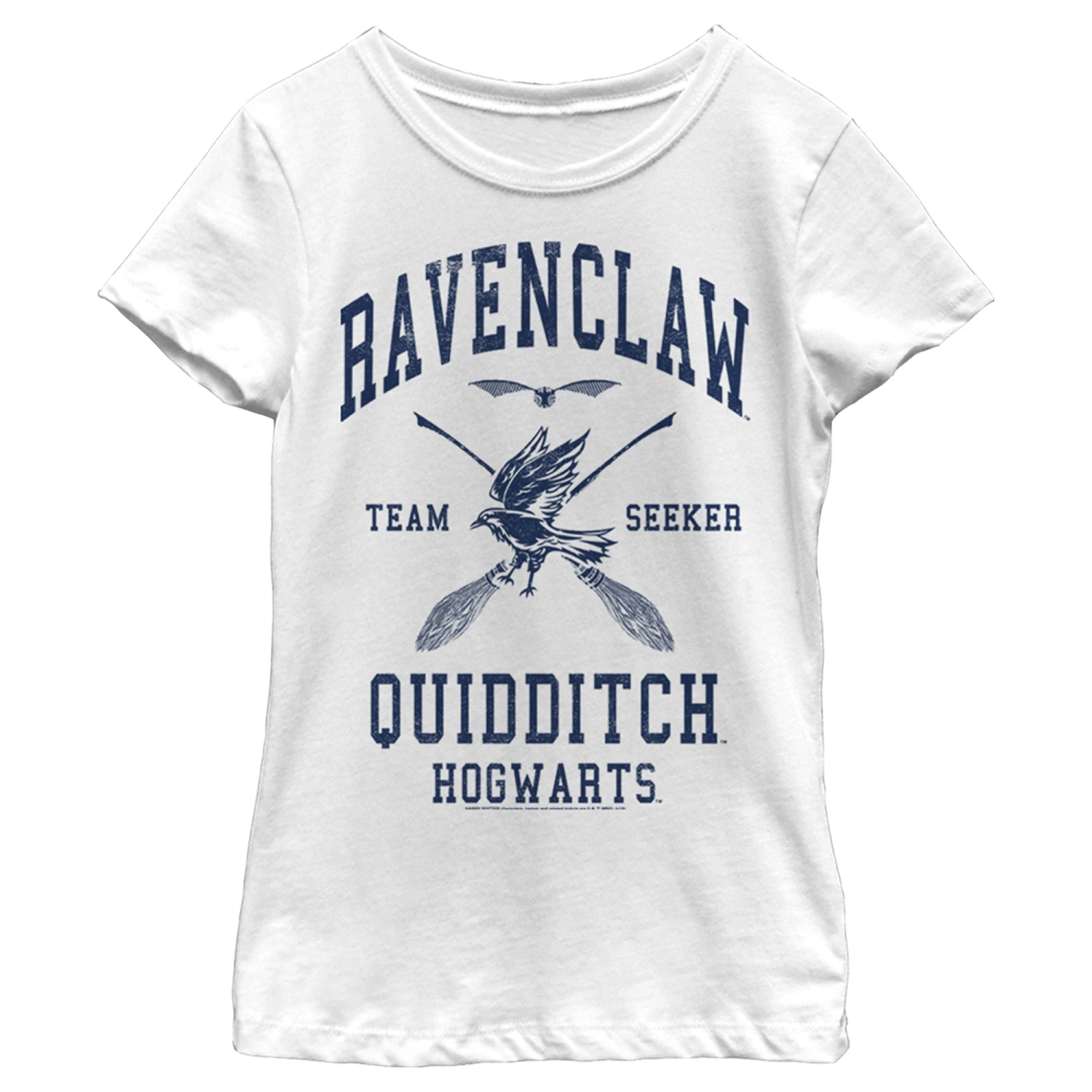 Girl's Harry Potter Ravenclaw Quidditch Seeker T-Shirt 6 Girl's Harry Potter Ravenclaw Quidditch Seeker T-Shirt - Image 4