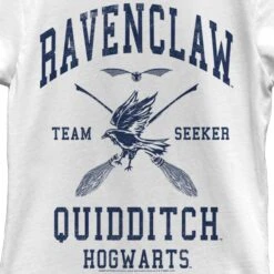 Girl's Harry Potter Ravenclaw Quidditch Seeker T-Shirt 19 Girl's Harry Potter Ravenclaw Quidditch Seeker T-Shirt -Fifthsun Shirts 19wbhh00051a 014 ravenclaw quidditch seeker 125 148 swatch