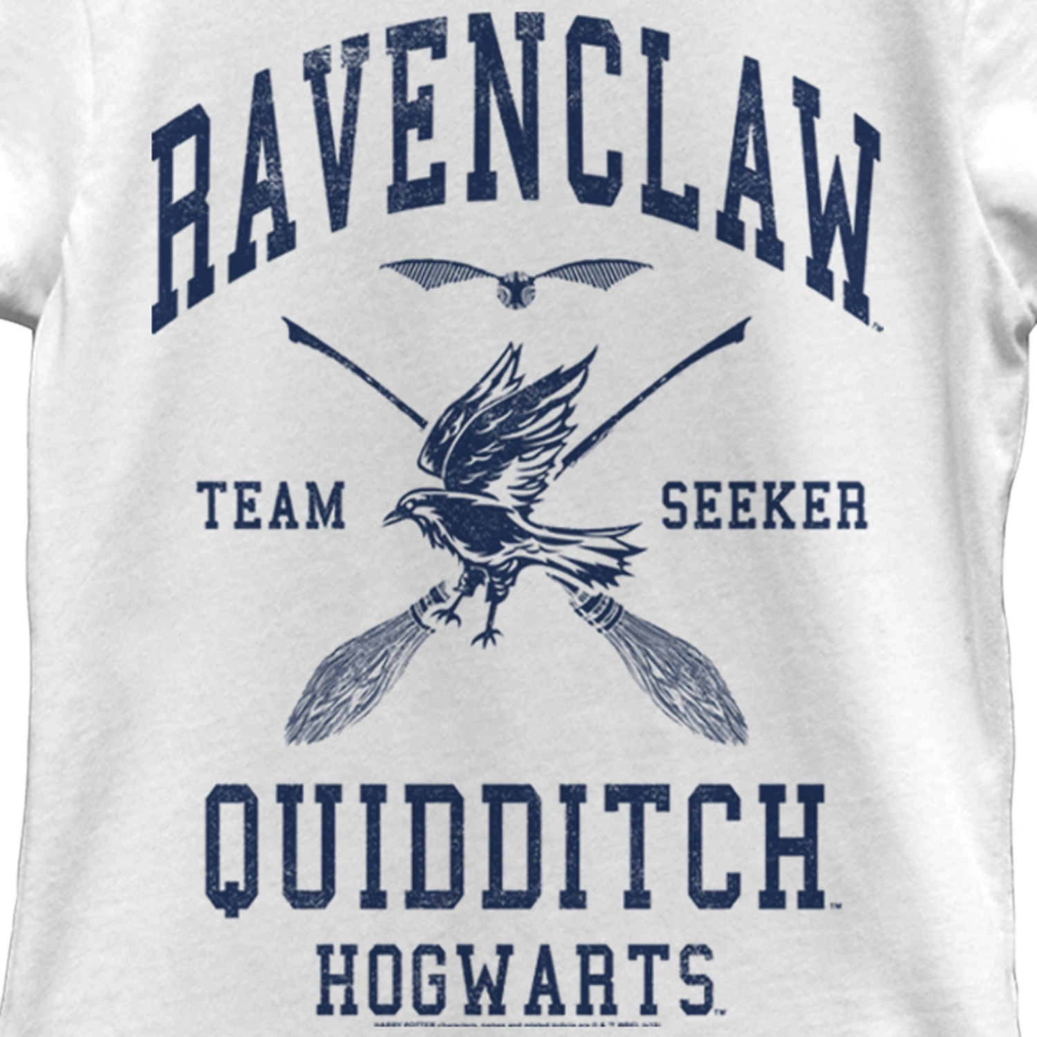 Girl's Harry Potter Ravenclaw Quidditch Seeker T-Shirt 8 Girl's Harry Potter Ravenclaw Quidditch Seeker T-Shirt - Image 6