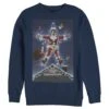 Men's National Lampoon's Christmas Vacation Electrified Poster Sweatshirt -Fifthsun Shirts 19wbnv00010a 007 lampoon poster 153 132 copy