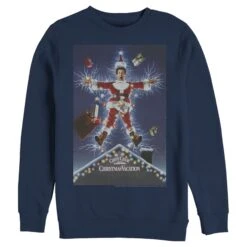 Men's National Lampoon's Christmas Vacation Electrified Poster Sweatshirt