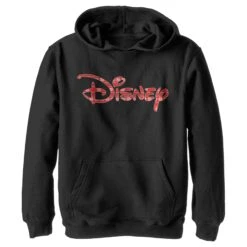 Boy's Disney Festive Christmas Logo Pull Over Hoodie
