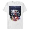 Men's Power Rangers Galactic Heroes T-Shirt -Fifthsun Shirts 20HBPR00030A 001 World Poster 162