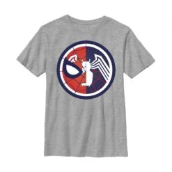 Boy's Marvel Spider-Man Venom Split Circle T-Shirt