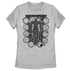 Women's Marvel Eternals Kro Wood Stamp Circles T-Shirt