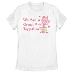Women's Marvel We Are Groot Together T-Shirt