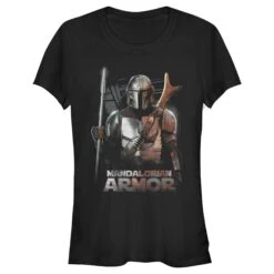 Junior's Star Wars: The Mandalorian Din Djarin Beskar Armor T-Shirt