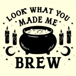 Men's Lost Gods Halloween Look What You Made Me Brew T-Shirt -Fifthsun Shirts 20VLIN00542A 003 Made Me Brew 134 132 swatch