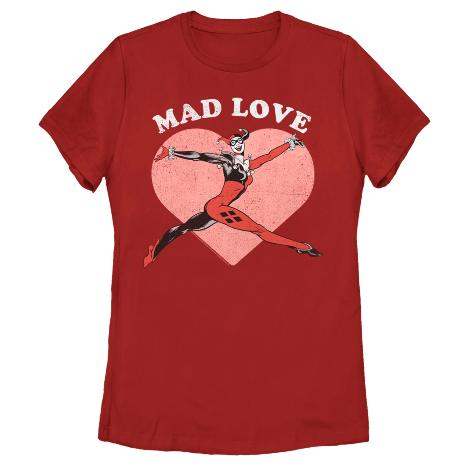 Women's Batman Valentine's Day Harley Quinn Mad Love T-Shirt 3 Women's Batman Valentine's Day Harley Quinn Mad Love T-Shirt