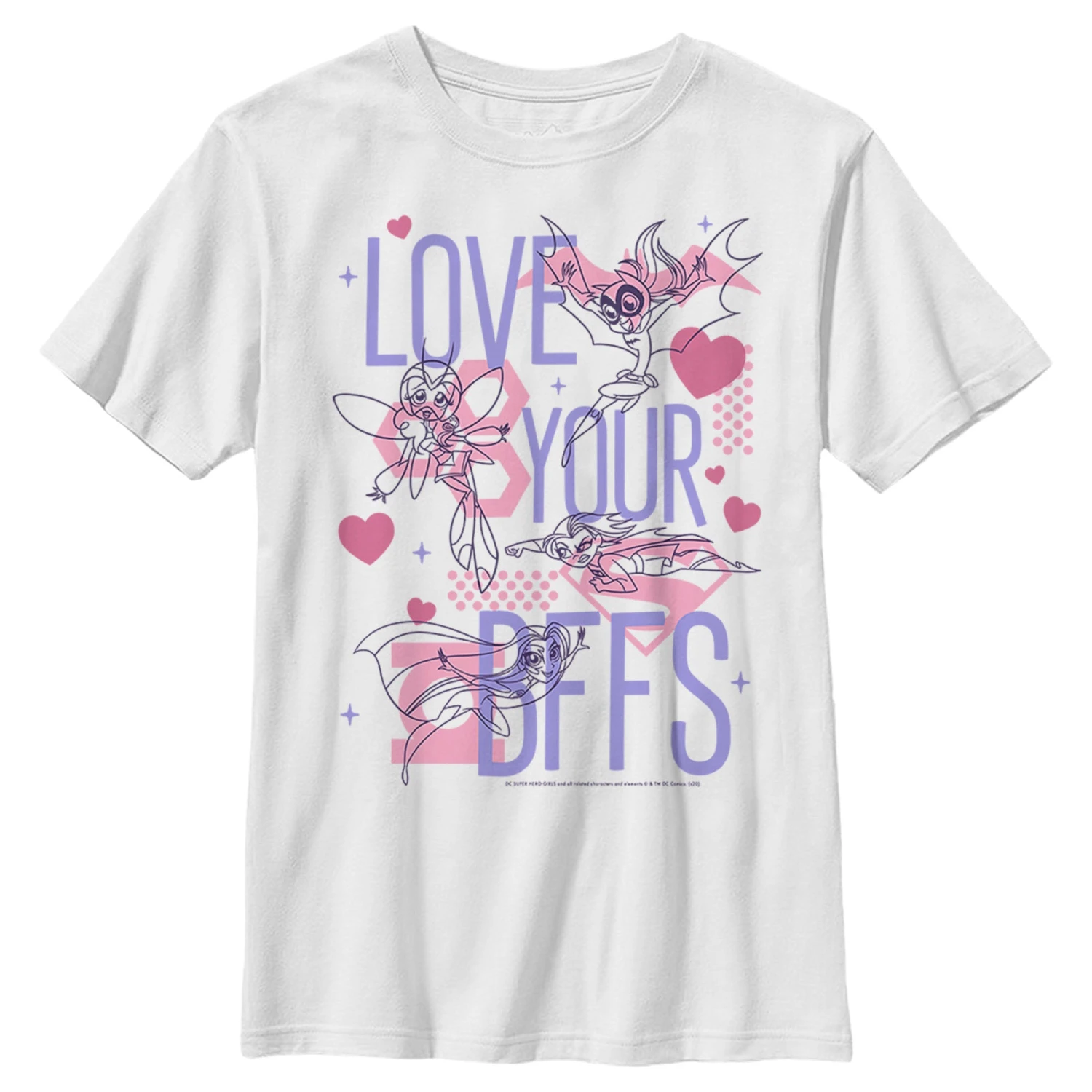 Boy's Batman Valentine's Day Love Your BFFS T-Shirt 3 Boy's Batman Valentine's Day Love Your BFFS T-Shirt