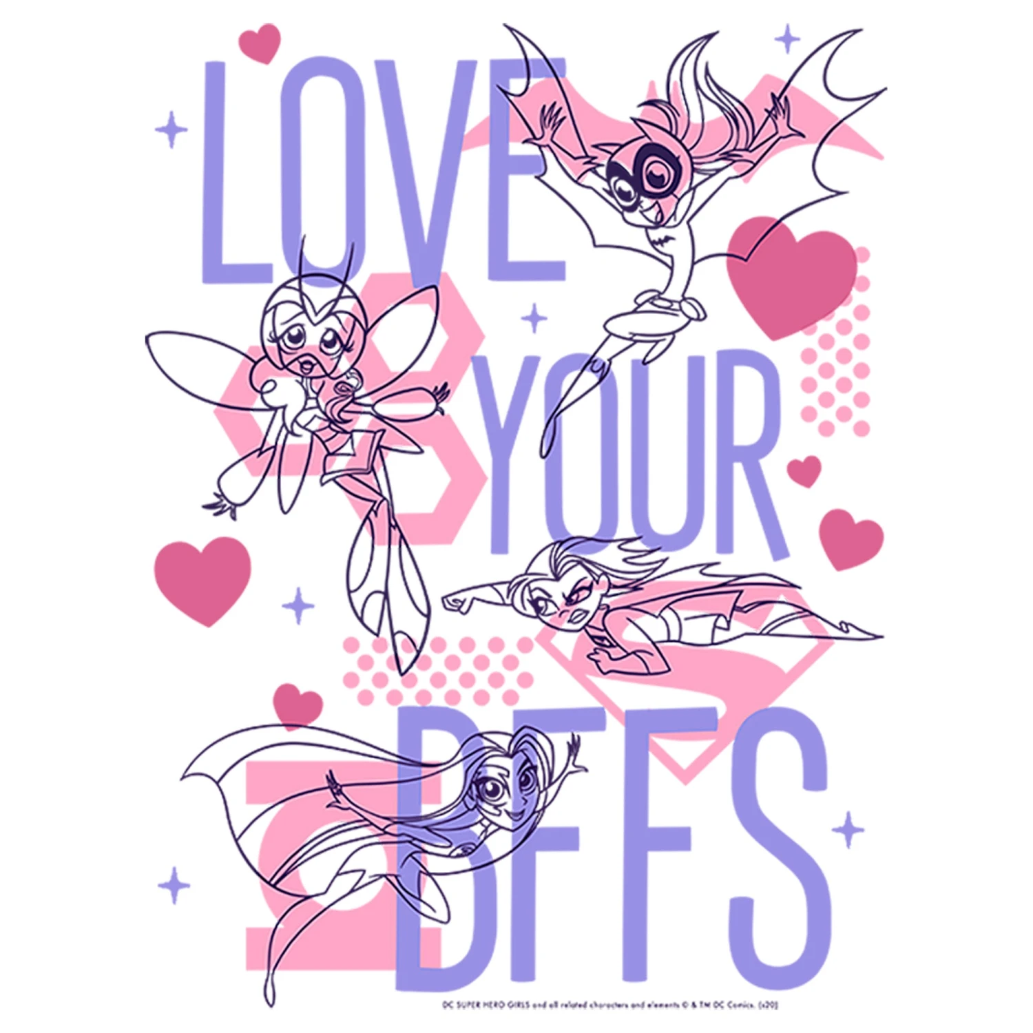 Boy's Batman Valentine's Day Love Your BFFS T-Shirt 4 Boy's Batman Valentine's Day Love Your BFFS T-Shirt - Image 2