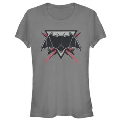 Junior's Zack Snyder Justice League Batman Comic Logo T-Shirt