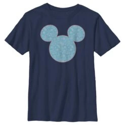 Boy's Mickey & Friends Mickey And Friends Paisley Silhouette T-Shirt