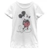 Girl's Mickey & Friends Classic Mickey Mouse T-Shirt -Fifthsun Shirts 20dnmc00136a 008 vintage classic 119 147 copy