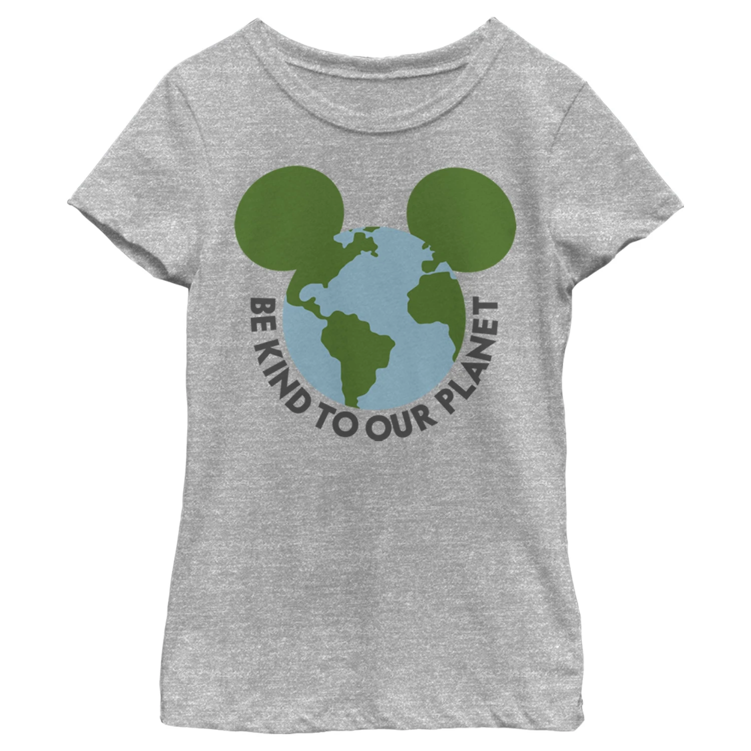 Girl's Mickey & Friends Mickey Mouse Be Kind To Our Planet T-Shirt 3 Girl's Mickey & Friends Mickey Mouse Be Kind To Our Planet T-Shirt