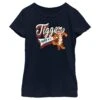 Girl's Winnie The Pooh Red, White, And Blue Tigger T-Shirt