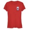 Junior's ICEE Peekaboo Bear T-Shirt -Fifthsun Shirts 21ICEE00052A 004 Peeking Pocket 248 copy