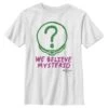 Boy's Marvel Spider-Man: No Way Home We Believe Mysterio Pink And Green T-Shirt -Fifthsun Shirts 21MFNW00037A 004 Believe Mysterio 3 172 copy