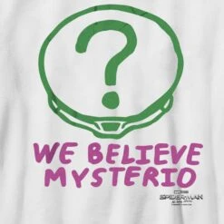 Boy's Marvel Spider-Man: No Way Home We Believe Mysterio Pink And Green T-Shirt -Fifthsun Shirts 21MFNW00037A 004 Believe Mysterio 3 172 swatch