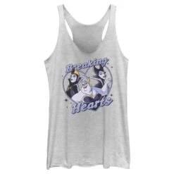 Women's Disney Villains Valentine's Day Breaking Hearts Racerback Tank Top
