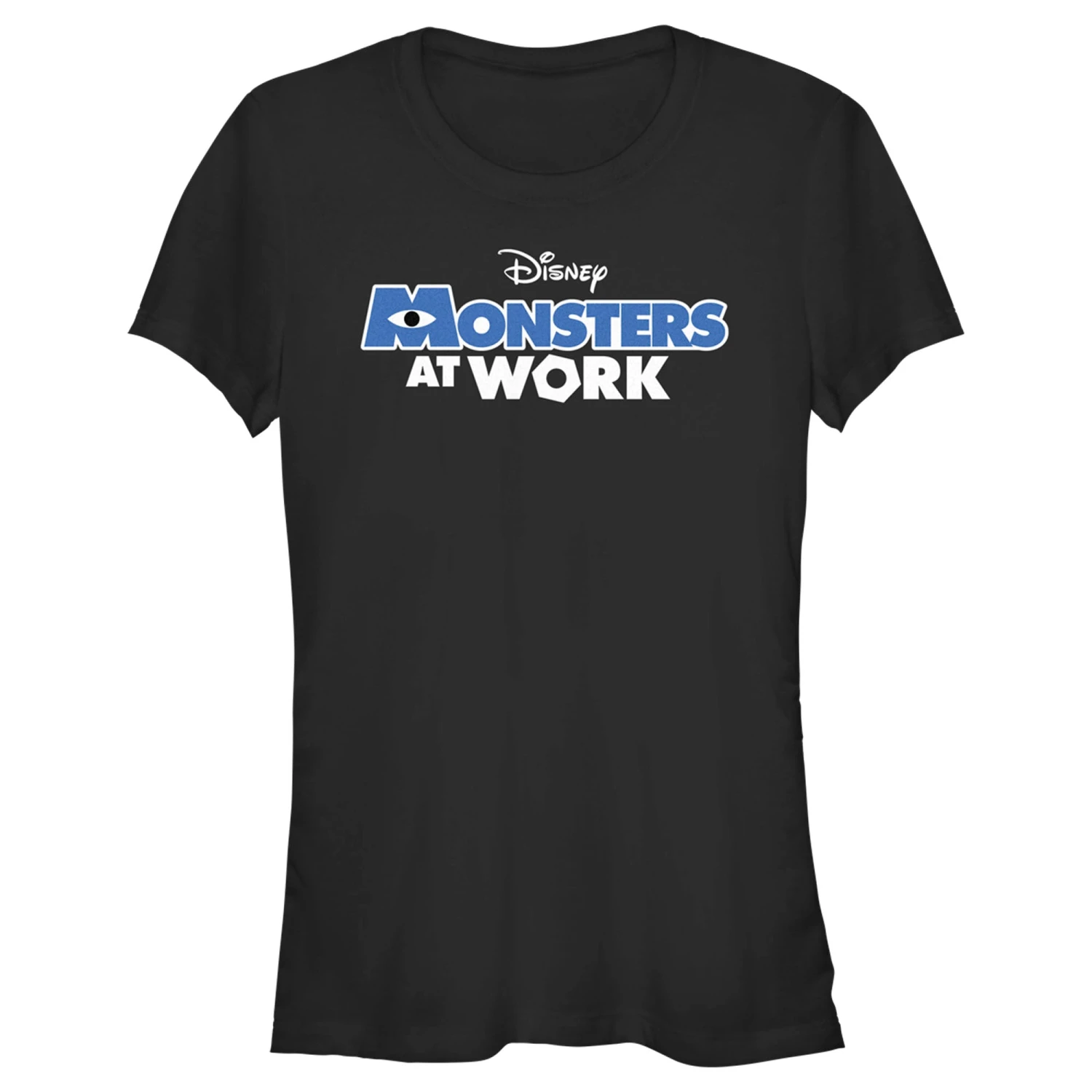 Junior's Monsters At Work Classic Logo Tee T-Shirt 3 Junior's Monsters At Work Classic Logo Tee T-Shirt