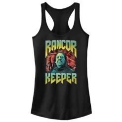 Junior's Star Wars: The Book Of Boba Fett Rancor Keeper Racerback Tank Top