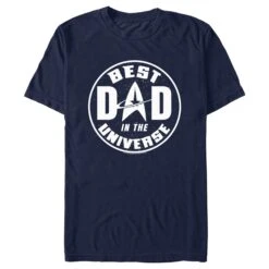 Men's Star Trek: The Next Generation Best Dad In The Universe T-Shirt