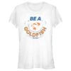 Junior's Ted Lasso Be A Goldfish T-Shirt 2 Junior's Ted Lasso Be A Goldfish T-Shirt -Fifthsun Shirts 21WBTL00087A 002 BE A GOLDFISH ORIGINAL 139 copy
