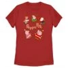 Women's Peppa Pig Christmas Gingerbread Cookie Characters T-Shirt 2 Women's Peppa Pig Christmas Gingerbread Cookie Characters T-Shirt -Fifthsun Shirts 21hbpt00079a 002 gingerbread peppa 154 copy