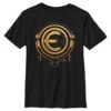 Boy's Marvel Eternals Golden Logo T-Shirt -Fifthsun Shirts 21mfet00044a 004 eternals metal logo 172 copy