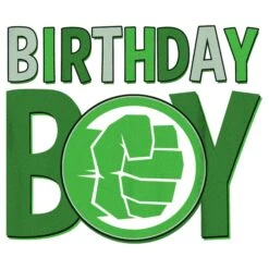 Boy's Marvel Hulk Smashing Birthday T-Shirt -Fifthsun Shirts 21mvac00002a 002 hulk birthday boy 169 swatch