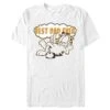 Men's Garfield Best Dad Ever T-Shirt -Fifthsun Shirts 21nkgf00022a 001 number one dad 54 copy