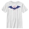 Boy's The Batman In Riddler Sight T-Shirt -Fifthsun Shirts 21wbtb00067a 003 bat logo riddler crosshairs 174 copy