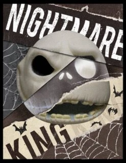 Men's The Nightmare Before Christmas Jack Nightmare King T-Shirt -Fifthsun Shirts 22dnnc00338a 001 dis nightmare king sg dstb0hxmsc me 250 swatch