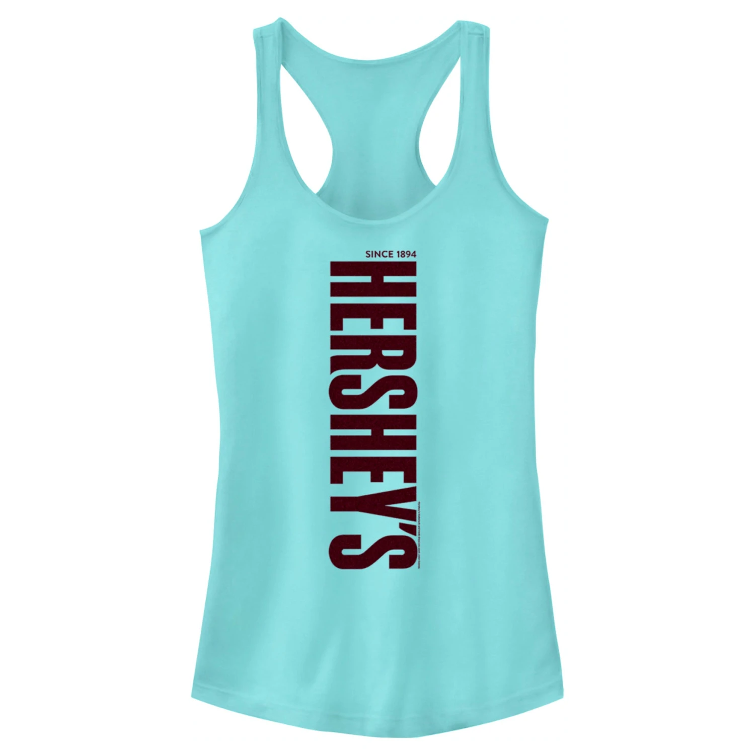 Junior's HERSHEY'S Vertical Logo Racerback Tank Top 3 Junior's HERSHEY'S Vertical Logo Racerback Tank Top