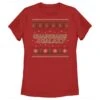Women's Guardians Of The Galaxy Holiday Special Christmas Sweater Print T-Shirt 2 Women's Guardians Of The Galaxy Holiday Special Christmas Sweater Print T-Shirt -Fifthsun Shirts 22mfgh00005a 003 galaxy sweater 141 copy