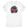 Women's Spider-Man: Beyond Amazing Spider Web Panels T-Shirt -Fifthsun Shirts 22mvba00026a 002 spidey stages web 283 copy