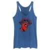 Women's Spider-Man: Beyond Amazing Spidey Sense In Action Racerback Tank Top -Fifthsun Shirts 22mvba00033a 006 multiple spidey senses 283 copy