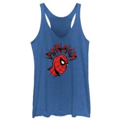 Women's Spider-Man: Beyond Amazing Spidey Sense In Action Racerback Tank Top