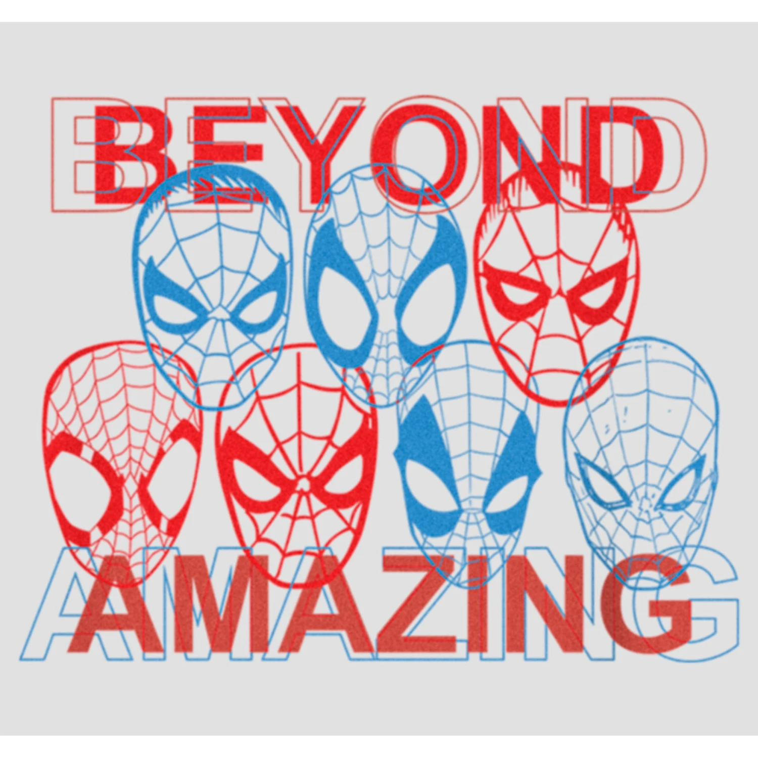 Women's Spider-Man: Beyond Amazing 3D Masks Racerback Tank Top 4 Women's Spider-Man: Beyond Amazing 3D Masks Racerback Tank Top - Image 2