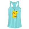 Junior's Pokemon Pikachu Sitting Portrait Racerback Tank Top 2 Junior's Pokemon Pikachu Sitting Portrait Racerback Tank Top -Fifthsun Shirts 22pmpo00418b 065 small pika stripes pmpo0nbgse me 132 281 copy