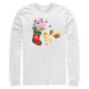 Men's Pokemon Christmas Jigglypuff And Fennekin Stocking Long Sleeve Shirt -Fifthsun Shirts 22pmpo01223a 018 gift stocking 176 250 copy