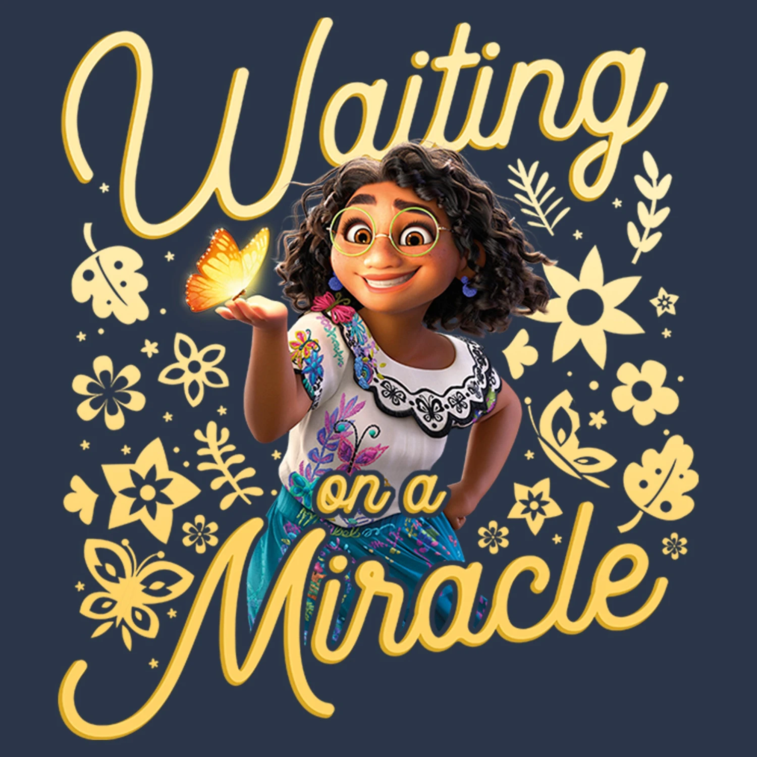 Junior's Encanto Mirabel Waiting On A Miracle Racerback Tank Top 4 Junior's Encanto Mirabel Waiting On A Miracle Racerback Tank Top - Image 2