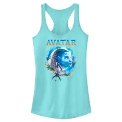 Junior's Avatar: The Way Of Water Neytiri Portrait Racerback Tank Top