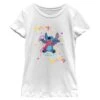 Girl's Lilo & Stitch Christmas Merry Merry T-Shirt -Fifthsun Shirts 23dnls00073a 006 merry merry 309 327 copy