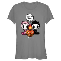Junior's Tokidoki Halloween Trick Or Treat Couple T-Shirt