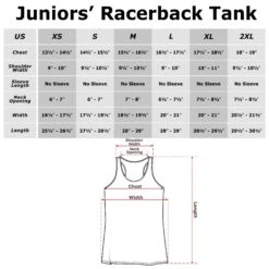 Junior's Stranger Things Put On Your Thinking Cap Racerback Tank Top 9 Junior's Stranger Things Put On Your Thinking Cap Racerback Tank Top -Fifthsun Shirts 60077 005 size chart e3fdc71e 7bf0 4ab0 ae52 ce2627fd3737
